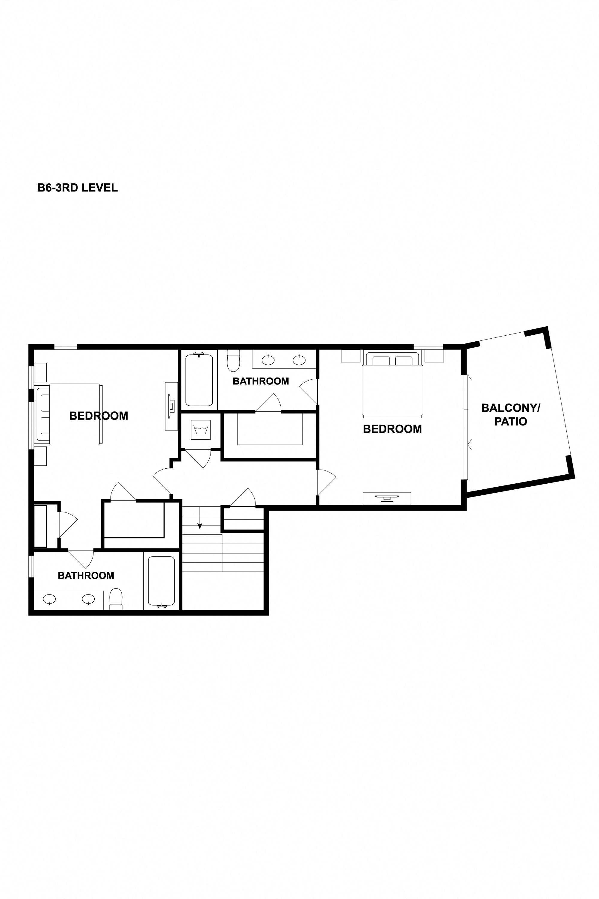 Two bedroom two bathroom